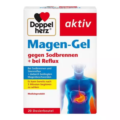 Doppelherz Magen-Gel gegen Sodbrennen + bei Reflux, 20X10 ml