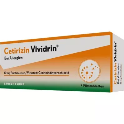 CETIRIZIN Vividrin 10 mg Filmtabletten, 7 St