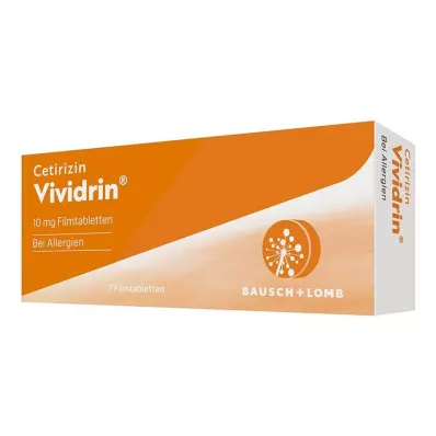 Cetirizin Vividrin® - Schnell wirksame Allergietabletten, 7 St