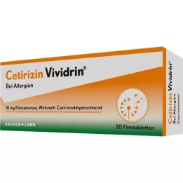 CETIRIZIN Vividrin 10 mg Filmtabletten, 20 St
