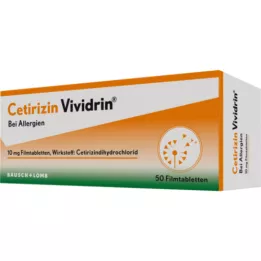 CETIRIZIN Vividrin 10 mg Filmtabletten, 50 St