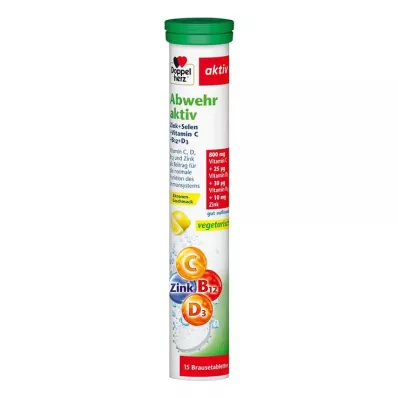 Doppelherz Abwehr aktiv Brausetabletten, 15 St