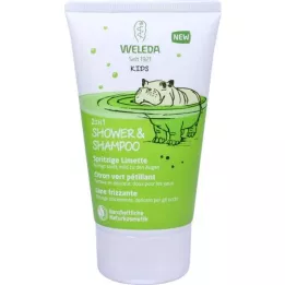 WELEDA Kids 2in1 Shower &amp; Shampoo spritzig.Limette, 150 ml