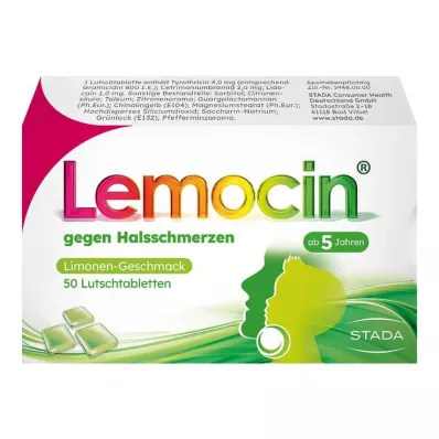 Lemocin® gegen Halsschmerzen , 50 St Lemocin® gegen Halsschmerzen , 50 St