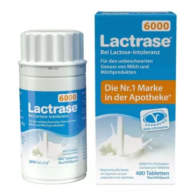 LACTRASE 6.000 FCC Tbl.Klickspender Nachfüllpack, 480 St