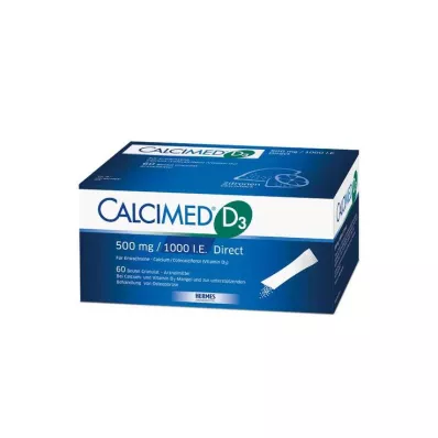 Calcimed D3 500 mg / 1000 I.E. Direct Granulat, 60 St
