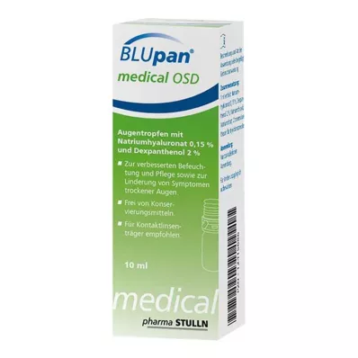 Blupan medical Osd Augentropfen, 10 ml Blupan medical Osd Augentropfen, 10 ml