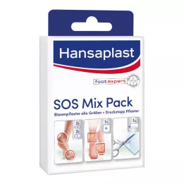 HANSAPLAST Blasenpflaster SOS Mix Pack, 6 St