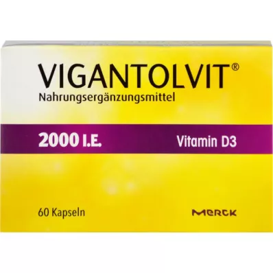 VIGANTOLVIT 2000 I.E. Vitamin D3 Weichkapseln, 60 St