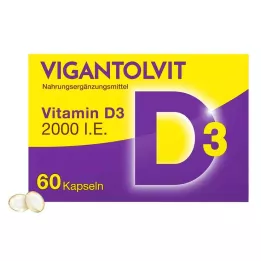 VIGANTOLVIT 2000 I.E. Vitamin D3 Weichkapseln, 60 St