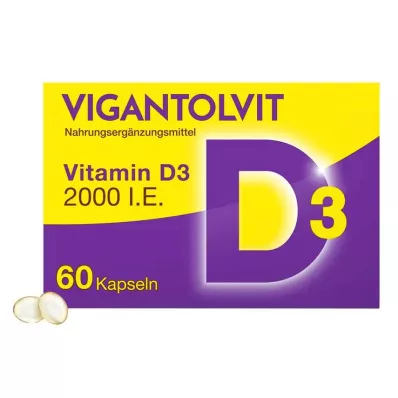 Vigantolvit 2000 I.E. Vitamin D3 Weichkapseln, 60 St Vigantolvit 2000 I.E. Vitamin D3 Weichkapseln, 60 St