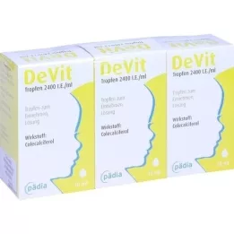 DEVIT Tropfen 2400 I.E./ml Tropfen zum Einnehmen, 3X10 ml