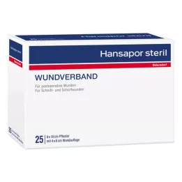 HANSAPOR steril Wundverband 8x10 cm, 3 St