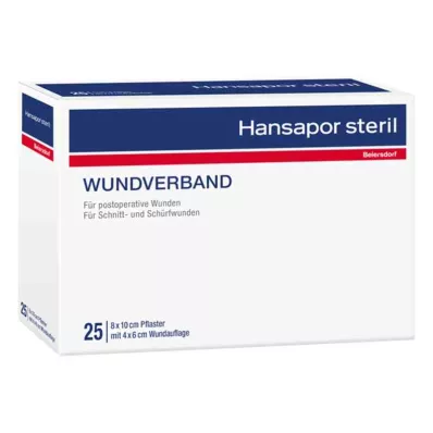 Hansapor steril Wundverband 8x10 cm (3 stk)