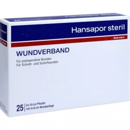 HANSAPOR steril Wundverband 8x10 cm, 25 St