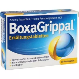 BOXAGRIPPAL Erkältungstabletten 200 mg/30 mg FTA, 10 St