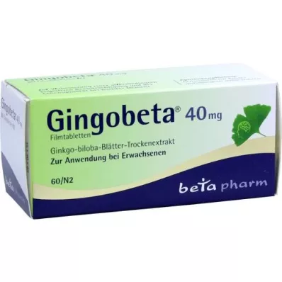 GINGOBETA 40 mg Filmtabletten, 60 St