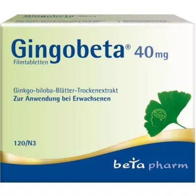Gingobeta 40 mg Filmtabletten, 120 St