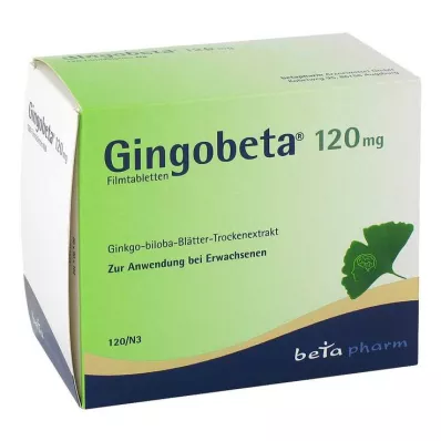 GINGOBETA 120 mg Filmtabletten, 120 St GINGOBETA 120 mg Filmtabletten, 120 St