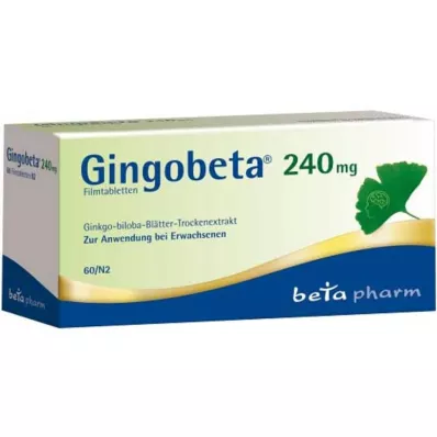 Gingobeta 240 mg Filmtabletten, 60 St