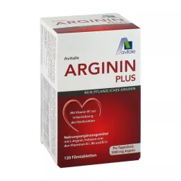 ARGININ PLUS Vitamin B1+B6+B12+Folsäure Filmtabl., 120 St