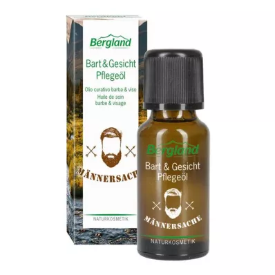 BERGLAND Bart &amp; Gesicht Pflegeöl, 20 ml