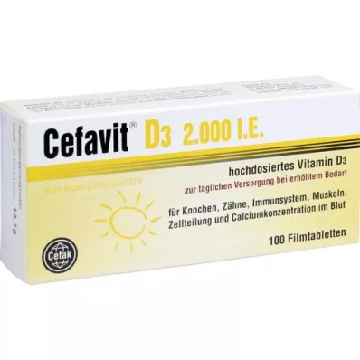 CEFAVIT D3 2.000 I.E. Filmtabletten, 100 St