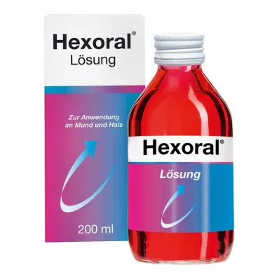 Hexoral® Lösung bei Entzündungen im Mundraum, 200 ml