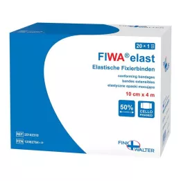 FIXIERBINDE elastisch 10 cmx4 m cellophaniert, 1 St