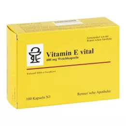 VITAMIN E VITAL 400 mg Rennersche Apotheke Weichk., 100 St