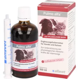 PULMO ALFA Ergänzungsfutterm.flüss.f.Hunde/Katzen, 100 ml