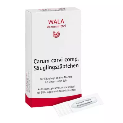 Carum Carvi comp.Säuglingszäpfchen, 10X1 g
