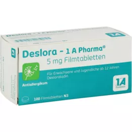 DESLORA-1A Pharma 5 mg Filmtabletten, 100 St