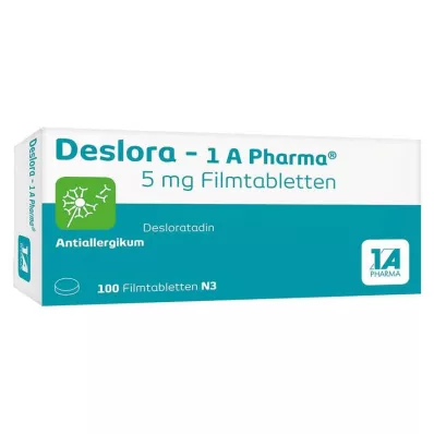 DESLORA-1A Pharma 5 mg Filmtabletten, 100 St DESLORA-1A Pharma 5 mg Filmtabletten, 100 St