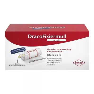 Dracofixiermull stretch 10 cmx2 m, 1 St