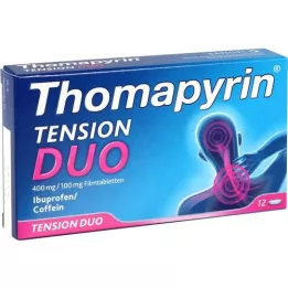 THOMAPYRIN TENSION DUO 400 mg/100 mg Filmtabletten, 12 St