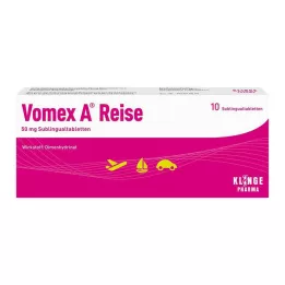 VOMEX A Reise 50 mg Sublingualtabletten, 10 St