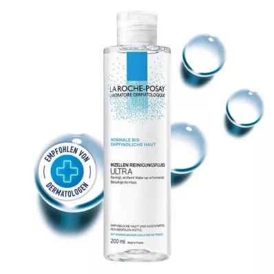 La Roche-Posay Mizellen Reinigungsfluid Ultra für empfindliche Haut , 200 ml