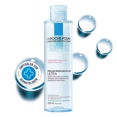 ROCHE-POSAY Mizellen Reinigungsfluid reaktive Haut, 200 ml