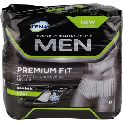 TENA MEN Level 4 Premium Fit Prot.Underwear L, 10 St