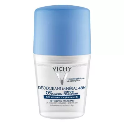 VICHY DEO Roll-on Mineral 48h ohne Aluminium, 50 ml