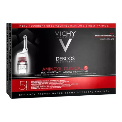 Vichy Dercos Aminexil Clinical 5 für Männer, 21X6 ml