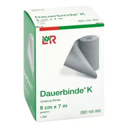 DAUERBINDE kräftig 8 cmx7 m, 1 St