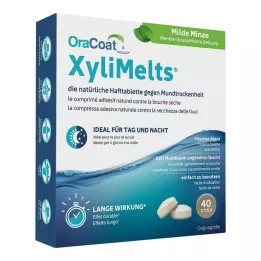ORACOAT XyliMelts Hafttabletten milde Minze, 40 St