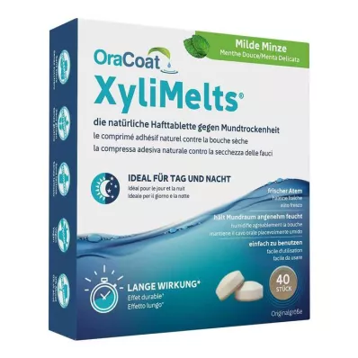 OraCoat XyliMelts® Hafttabletten Milde Minze, 40 St