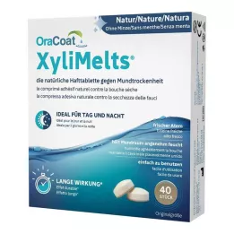ORACOAT XyliMelts Hafttabletten ohne Minze, 40 St