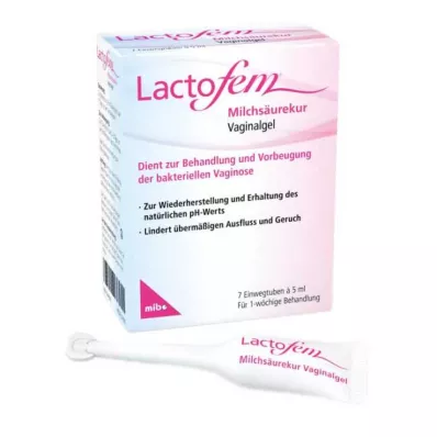 LACTOFEM Milchsäurekur Vaginalgel, 7X5 ml LACTOFEM Milchsäurekur Vaginalgel, 7X5 ml