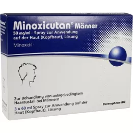 MINOXICUTAN Männer 50 mg/ml Spray, 3X60 ml