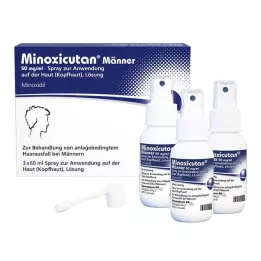 MINOXICUTAN Männer 50 mg/ml Spray, 3X60 ml