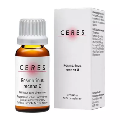 CERES Rosmarinus recens Urtinktur, 20 ml